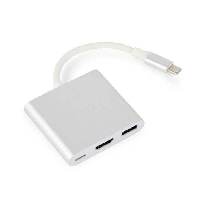 Adaptador USB C a VGA GEMBIRD A-CM-HDMIF-02-SV