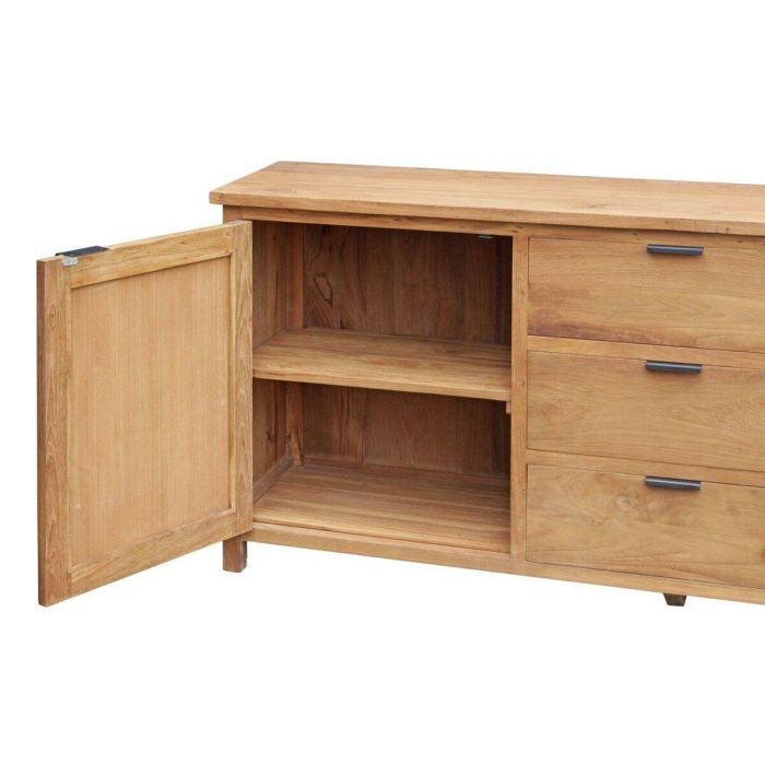 Aparador Home ESPRIT Ratán madera de teca 180 x 50 x 85 cm 2