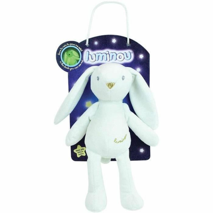 Jemini Luminou Peluche Conejo Blanco Luminoso Fotoluminiscente sin Batería para Acompañar el Sueño del Bebé, desde Nacimiento, +/- 20 cm 3 Jemini Luminou Peluche Conejo Blanco Luminoso Fotoluminiscente sin Batería para Acompañar el Sueño del Bebé, desde Nacimiento, +/- 20 cm 3