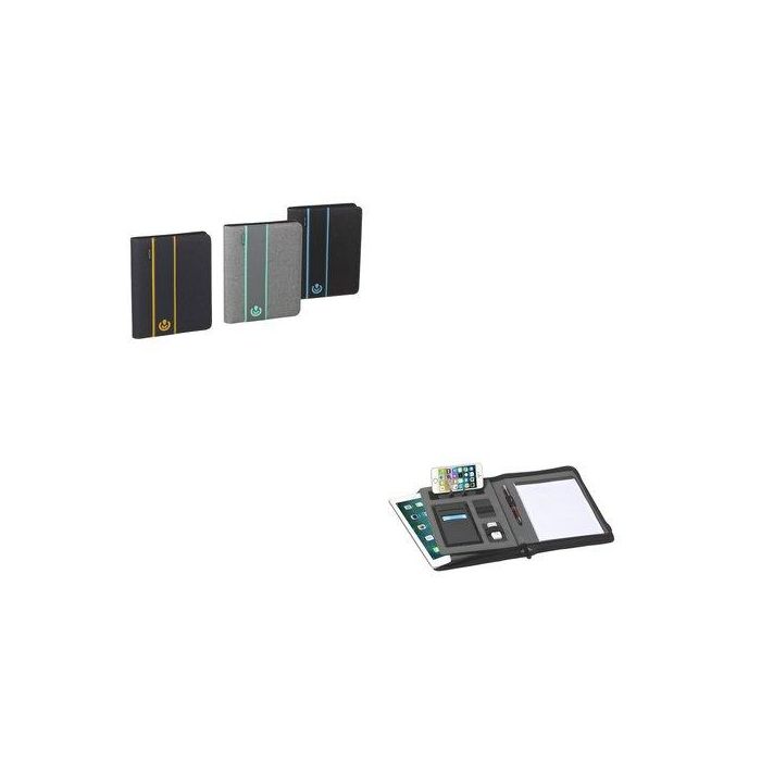 Carpeta De Congresos Carchivo Venture 27X20X38 Cm Cierre Cremallera, Bolsillo Tablet, Soporte Atril, Bolsillos Elasticos Surtido (Set de 3)