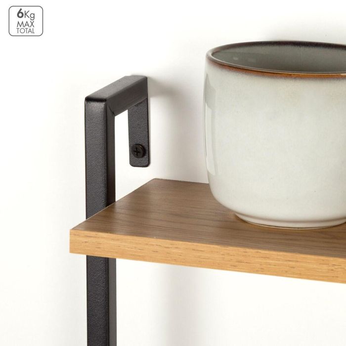 Estantería Max Home Hierro Madera MDF 40 X 55 X 12 cm (4 Unidades) 4