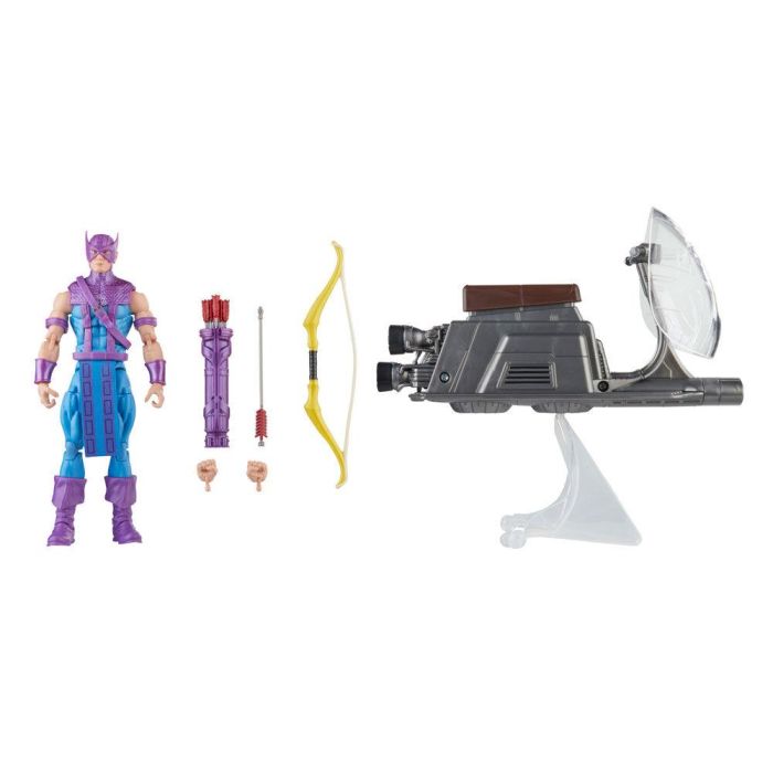Hasbro Figura Articulada Hawkeye con Sky-Cycle Marvel Los Vengadores Beyond Earth's Mightiest 15cm