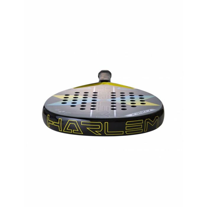 Pala de Pádel Harlem Padel Corex 18K Amarillo Azul Negro Gris 1