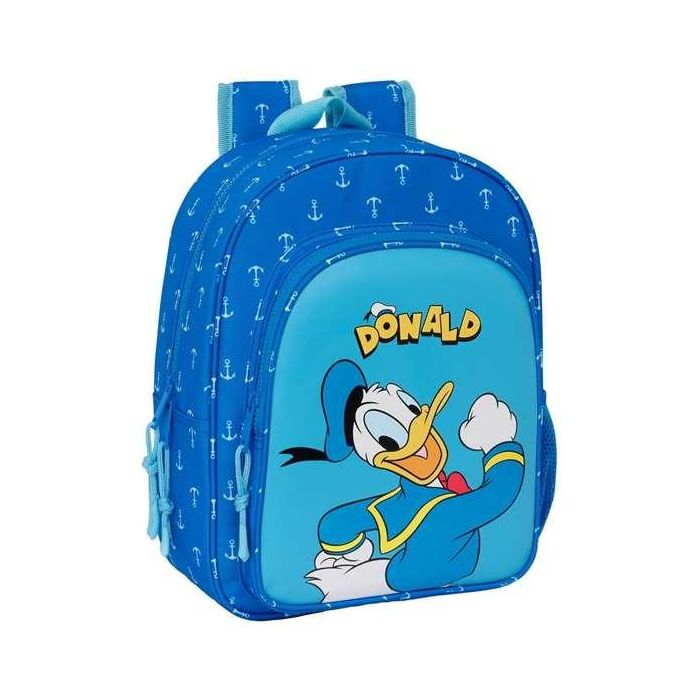 Mochila Escolar Donald Azul 26 x 34 x 11 cm 0 Mochila Escolar Donald Azul 26 x 34 x 11 cm 0