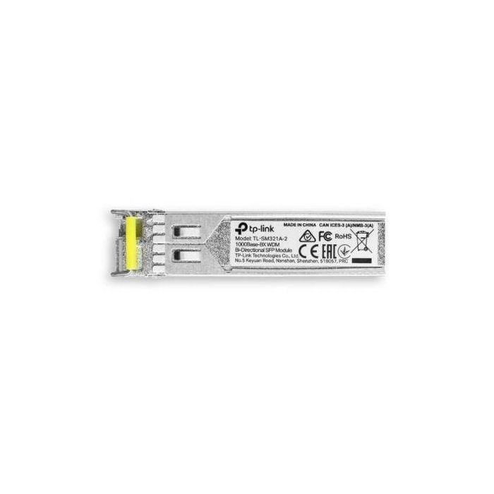 TP-Link TL-SM321A-2 Módulo SFP Transceptor Fibra Óptica Bidireccional 2 km Monomodo 1.25 Gbps LC Simplex TX 1550nm RX 1310nm 1 TP-Link TL-SM321A-2 Módulo SFP Transceptor Fibra Óptica Bidireccional 2 km Monomodo 1.25 Gbps LC Simplex TX 1550nm RX 1310nm 1