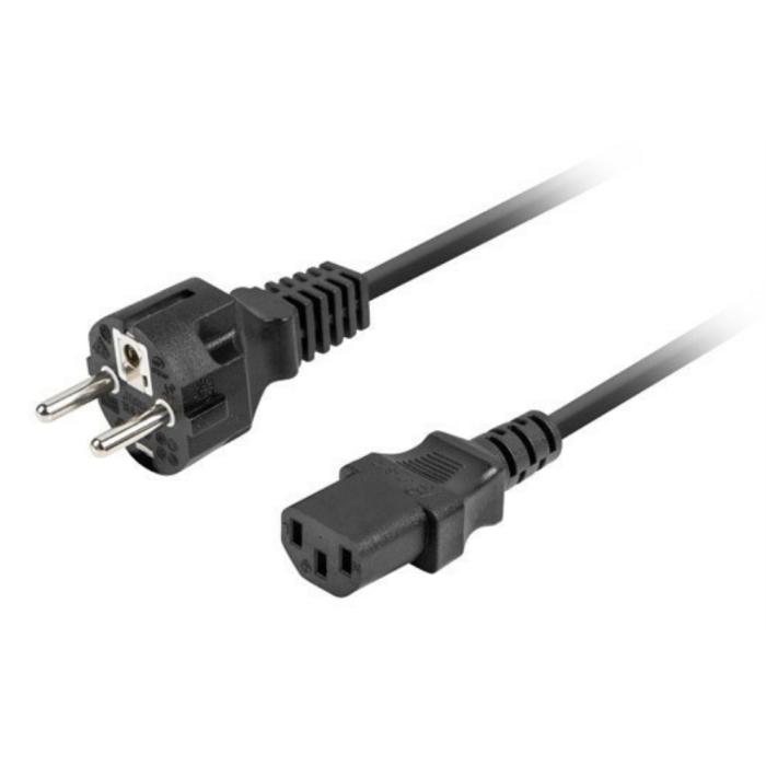 Lanberg CA-C13C-14CC-0018-BK cable de transmisión Negro 1,8 m C13 acoplador CEE7/7 Lanberg CA-C13C-14CC-0018-BK cable de transmisión Negro 1,8 m C13 acoplador CEE7/7