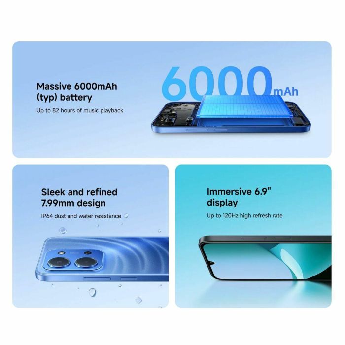 Xiaomi Redmi 15C 4GB RAM 256GB Almacenamiento Dual SIM 4G Twilight Orange NFC 13