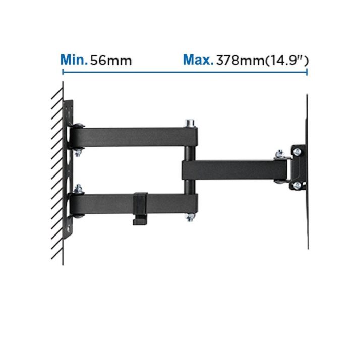 Ewent Soporte Pared EW1522 para TV hasta 43", VESA 100x100 a 200x200, Movimiento Completo, Carga Máx 30kg 2