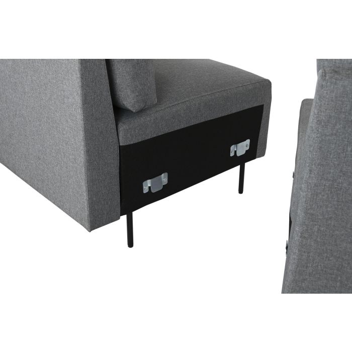 Sofa Moderno DKD Home Decor Gris 152.5 x 84 x 276 cm 6 Sofa Moderno DKD Home Decor Gris 152.5 x 84 x 276 cm 6