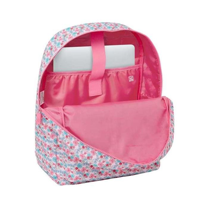 Mochila para Portátil Moos Flores Multicolor 32 x 43 x 14 cm 6 Mochila para Portátil Moos Flores Multicolor 32 x 43 x 14 cm 6