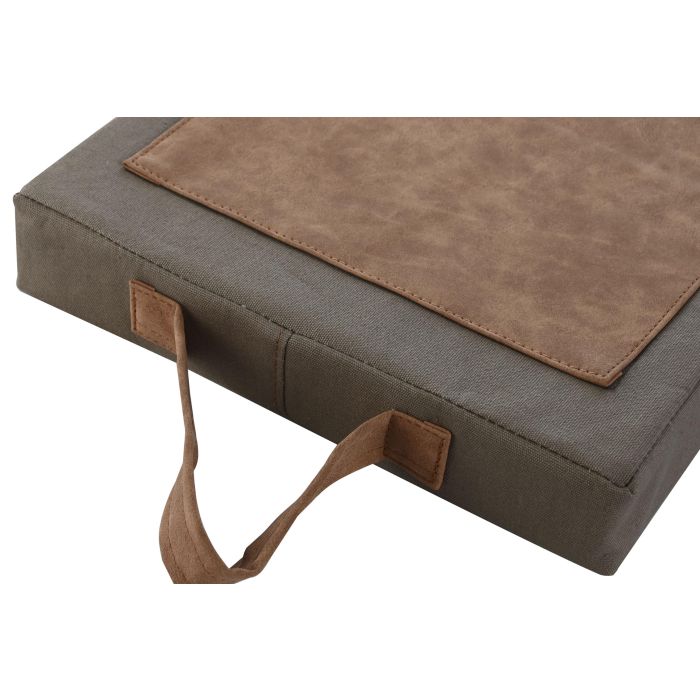 Cojin Suelo Terraza Y Jardin DKD Home Decor Verde 25 x 4 x 40 cm (2 Unidades) 1