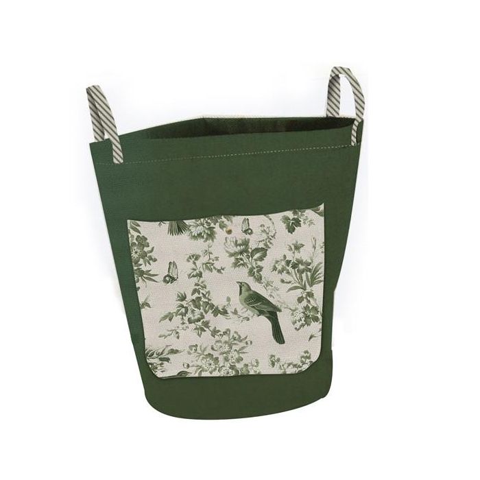 Bolsa Terraza Y Jardin DKD Home Decor Blanco Verde 40 x 60 x 40 cm