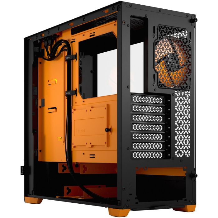 Midi Fractal Design Pop Air RGB Orange Core TG Clear Tint 9