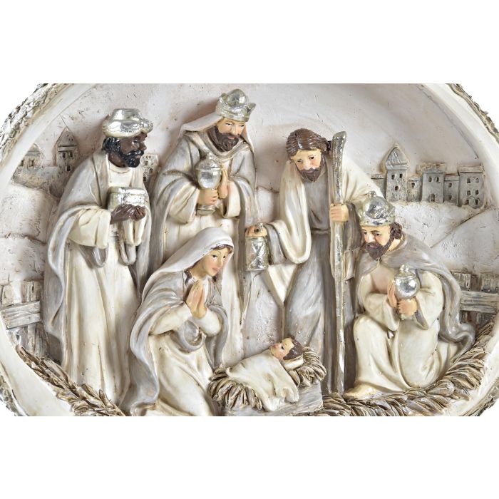 DKD Home Decor Nacimiento Navidad Tradicional de Resina Marrón Gris para Belén - 18.5x16 cm 1 DKD Home Decor Nacimiento Navidad Tradicional de Resina Marrón Gris para Belén - 18.5x16 cm 1
