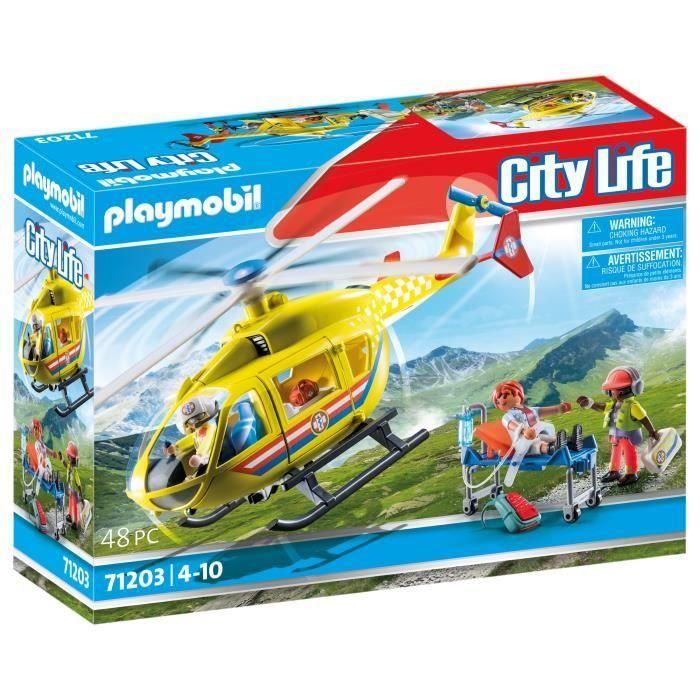 Helicóptero de rescate playmobil city life