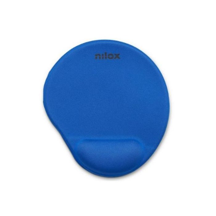 Nilox Alfombrilla Ergonomica Para Raton, Azul, Espuma + Gel Nilox Alfombrilla Ergonomica Para Raton, Azul, Espuma + Gel