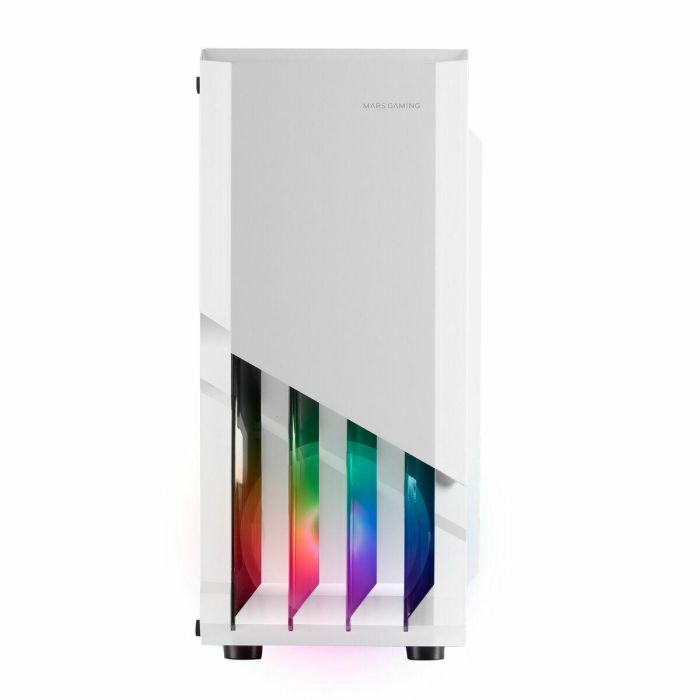Mars Gaming MC-X2 Caja de Ordenador Blanco - Frontal en Acero, Ventiladores FRGB, Soporte para Gráficas Extragrandes y Refrigeración Líquida 4 Mars Gaming MC-X2 Caja de Ordenador Blanco - Frontal en Acero, Ventiladores FRGB, Soporte para Gráficas Extragrandes y Refrigeración Líquida 4