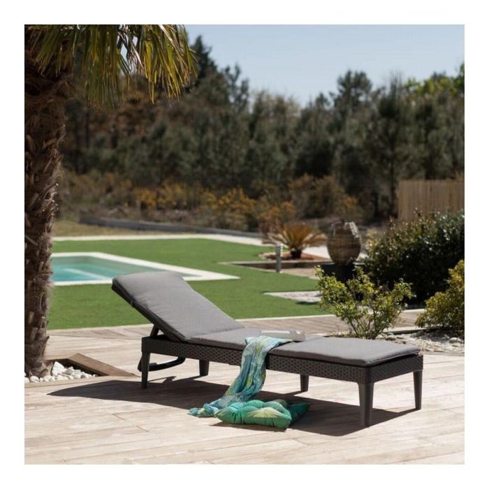 Tumbona Allibert by KETER 8711245146294 Gris 187 x 58 x 29 cm 1