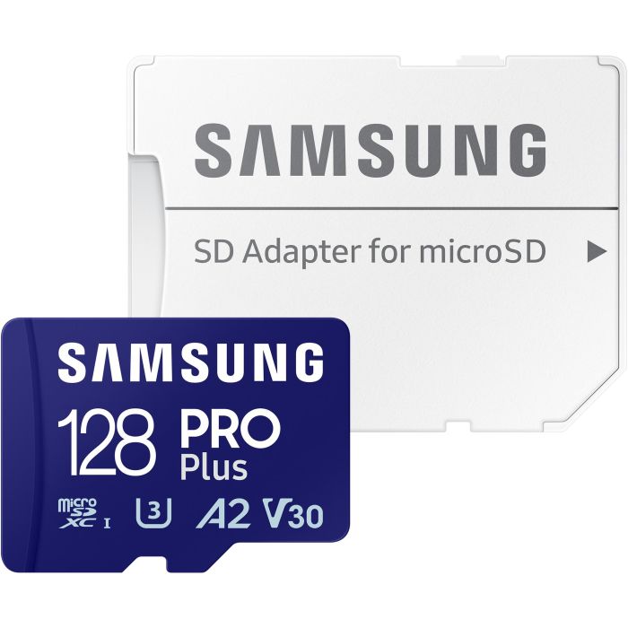 Samsung MB-MD128SA/EU Tarjeta de Memoria microSDXC PRO Plus 2023 128GB, 180MB/s Lectura, 130MB/s Escritura, Clase U3 V30 A2 3 Samsung MB-MD128SA/EU Tarjeta de Memoria microSDXC PRO Plus 2023 128GB, 180MB/s Lectura, 130MB/s Escritura, Clase U3 V30 A2 3