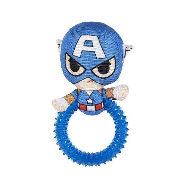 Mordedor para perro avengers capitan america 7.0 x 10.0 x 20.0 cm