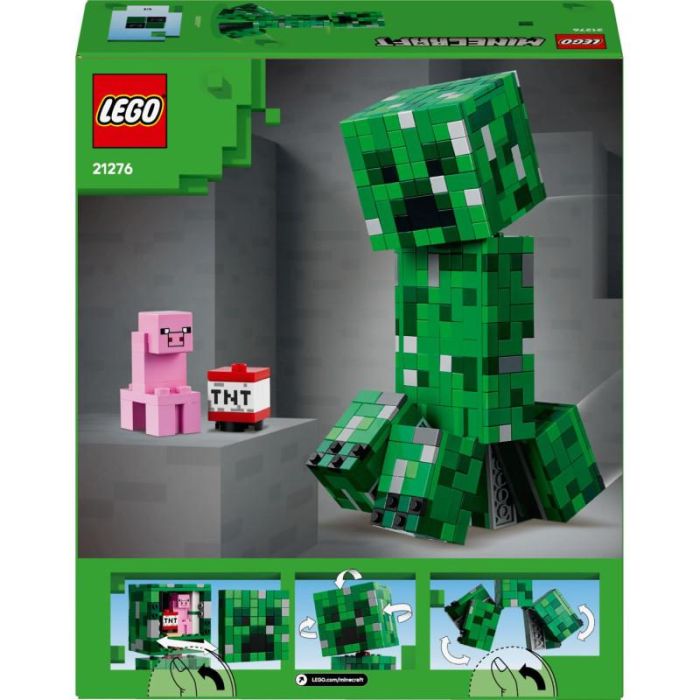 Lego Minecraft El Creeper Figura de Acción Construible Articulada, Set con 665 Piezas para Niños +10 Años 1 Lego Minecraft El Creeper Figura de Acción Construible Articulada, Set con 665 Piezas para Niños +10 Años 1