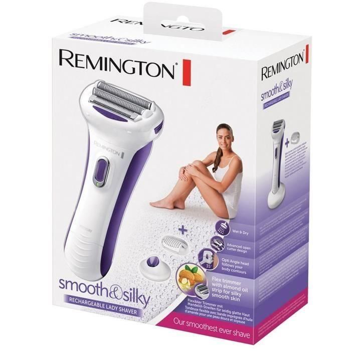 Navaja REMINGTON Wet & Dry femenina - Hipoalergénica - Recargable 4 Navaja REMINGTON Wet & Dry femenina - Hipoalergénica - Recargable 4