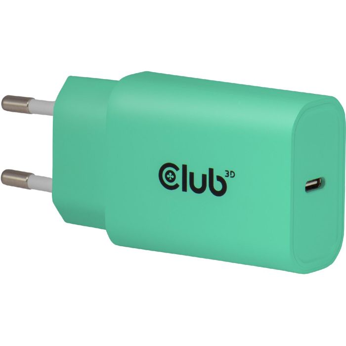 Club3D Lifestyle Ladegerät USB-C 30Watt. 2Stk grün retail 8 Club3D Lifestyle Ladegerät USB-C 30Watt. 2Stk grün retail 8