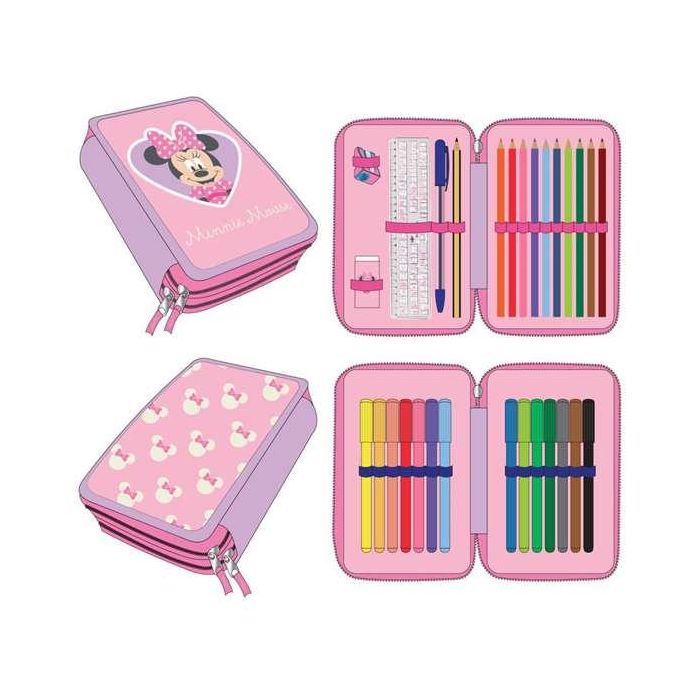 Plumier con accesorios minnie 12.5 x 19.5 x 4.5 cm 1 Plumier con accesorios minnie 12.5 x 19.5 x 4.5 cm 1