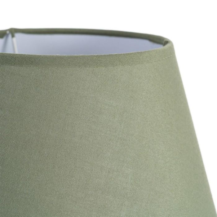 Lámpara Mesa Verde Cerámica-Tejido 22 X 22 X 30 cm