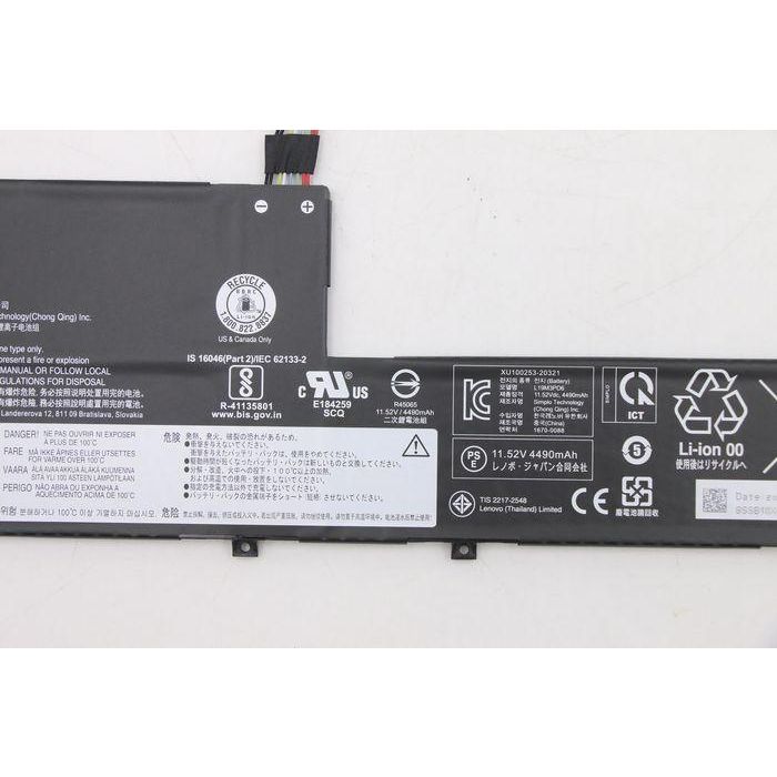 Lenovo L19M3PD6 Batería para Portátil Flex 5 Series, 11.52V, 52.5Wh, 4550mAh, 3 Celdas, Ion Litio 3