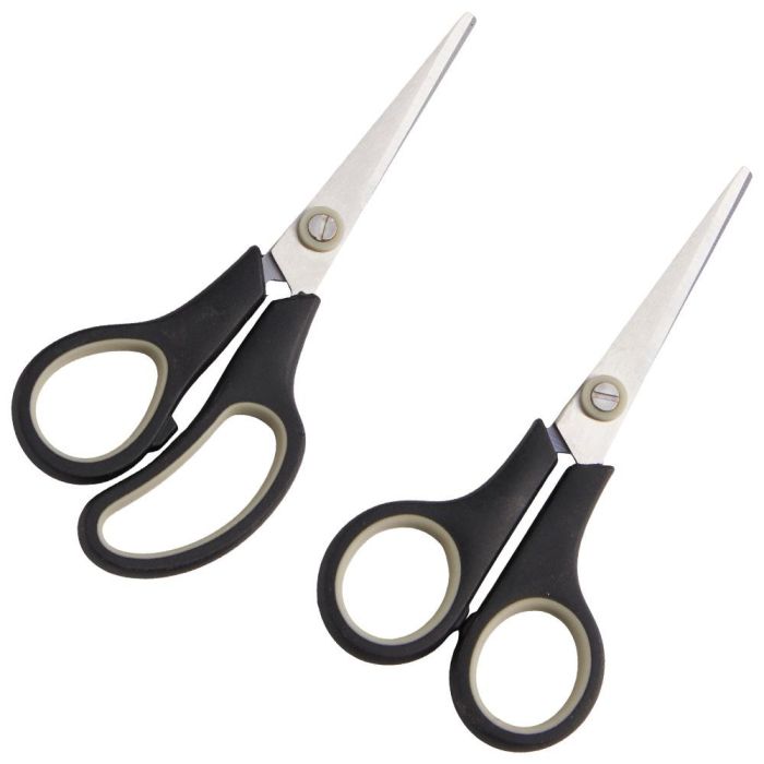 Day Juego de 3 Tijeras de Acero Inoxidable y Plástico, para Diestros y Zurdos, Aptas para Lavavajillas, 14-20 cm 5 Day Juego de 3 Tijeras de Acero Inoxidable y Plástico, para Diestros y Zurdos, Aptas para Lavavajillas, 14-20 cm 5