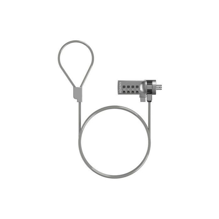 Aisens Cable De Seguridad Con Cerradura De Combinacion Para Ordenador, Portatil, Monitor 1,5 M Aisens Cable De Seguridad Con Cerradura De Combinacion Para Ordenador, Portatil, Monitor 1,5 M