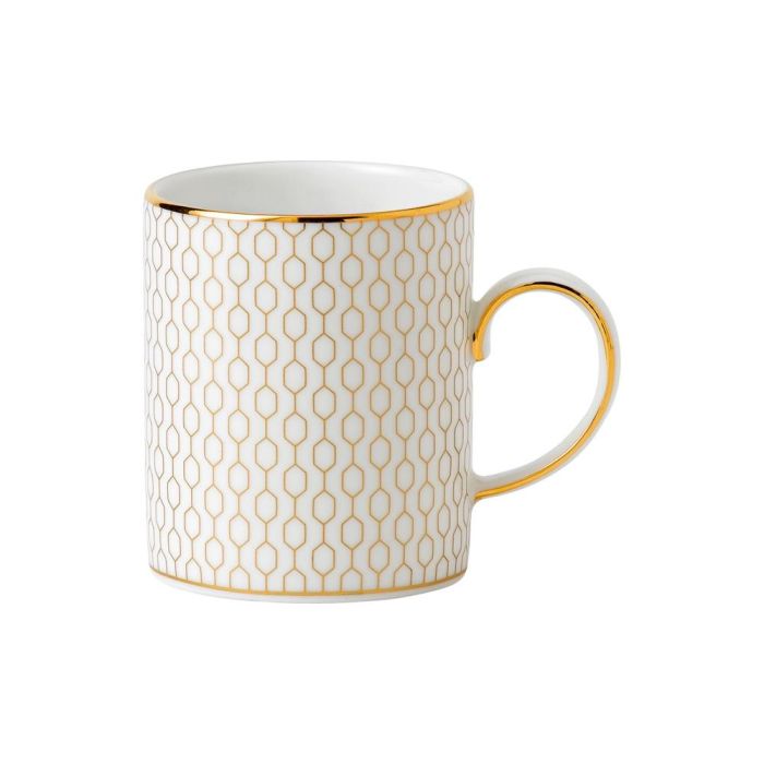 Wedgwood Taza de Café con Plato 80 ml (2 Unidades) Colección Arris-Gio Gold Bone China 2 Wedgwood Taza de Café con Plato 80 ml (2 Unidades) Colección Arris-Gio Gold Bone China 2