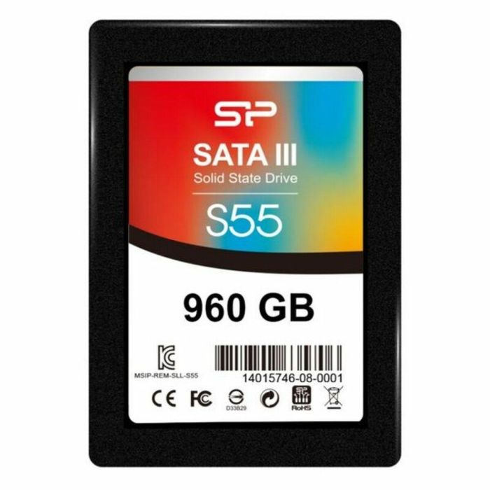 Disco Duro Silicon Power IAIDSO0166 2.5" SSD 960 GB Sata III 5 Disco Duro Silicon Power IAIDSO0166 2.5" SSD 960 GB Sata III 5