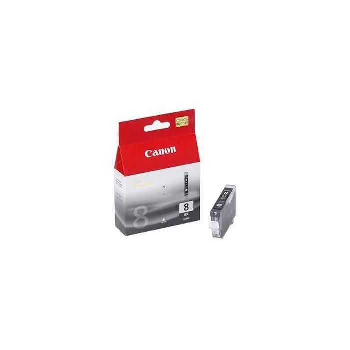 Canon Tinta Negro Ix 4000-5000, Ip 4200-5200-5200R-6600D-4300-5300-4500-6700D, Mx 700-850, Pro 9000, Mp 500-800-830-530-600-610, Cli 8Bk - 13 ML