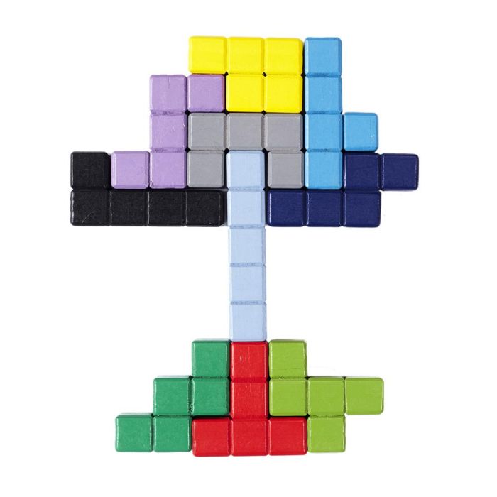 Jeux 2 momes Puzzle Tetris De Madera Montessori Juego De Ensamblaje Para Niños Mayores De 3 Años 5