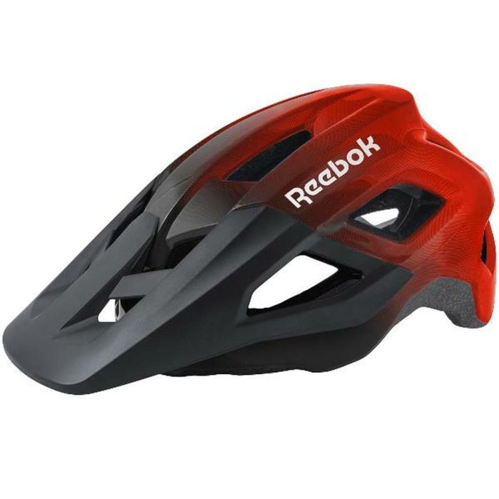 Casco de Ciclismo para Adultos Reebok Negro Rojo Visera 1