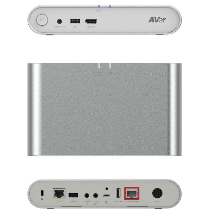 AVer FONE700 Altavoz Techo Conferencia, Hub Conexión AV, Audio Claro con Supresión Ruido, Seguimiento 3D, Cable 10m 2 AVer FONE700 Altavoz Techo Conferencia, Hub Conexión AV, Audio Claro con Supresión Ruido, Seguimiento 3D, Cable 10m 2