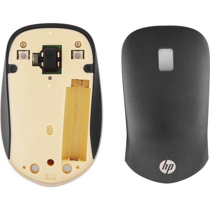 HP 410 Slim Mouse Bluetooth Plateado para Cualquier Superficie, Cualquier Sistema Operativo, Duración Batería 12 Meses