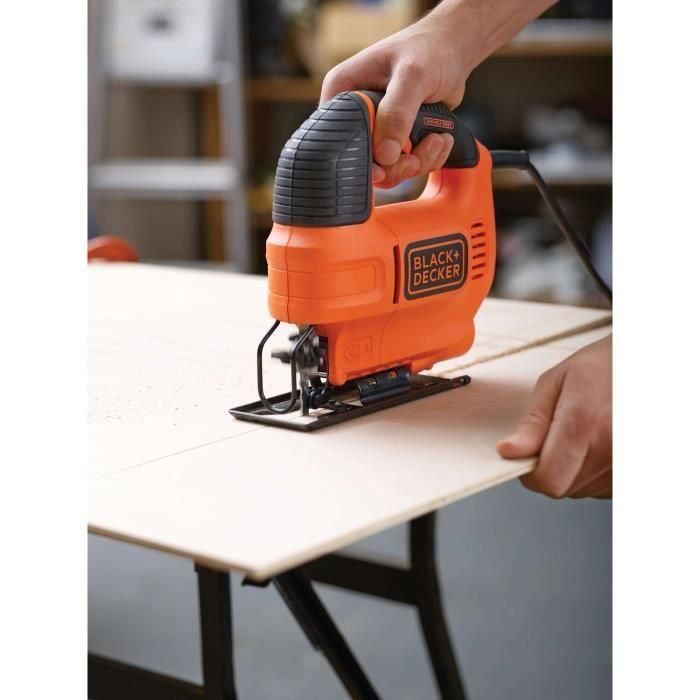 Black + Decker KS701 Sierra de calar, 520 W, 70 mm Profundidad de corte 5 Black + Decker KS701 Sierra de calar, 520 W, 70 mm Profundidad de corte 5