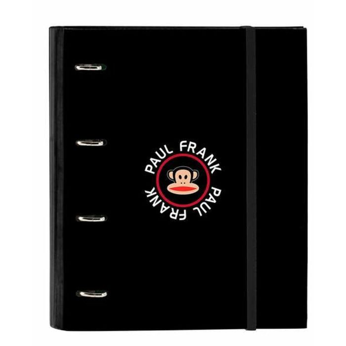 Carpeta de anillas Paul Frank Campers Negro (27 x 32 x 3.5 cm) Carpeta de anillas Paul Frank Campers Negro (27 x 32 x 3.5 cm)