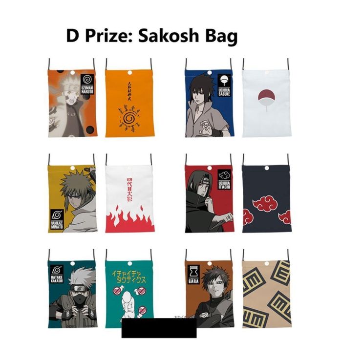 Bandai Surtido Mochilas 24 Unidades Naruto Edición Exclusiva Will of Fire - 20 cm