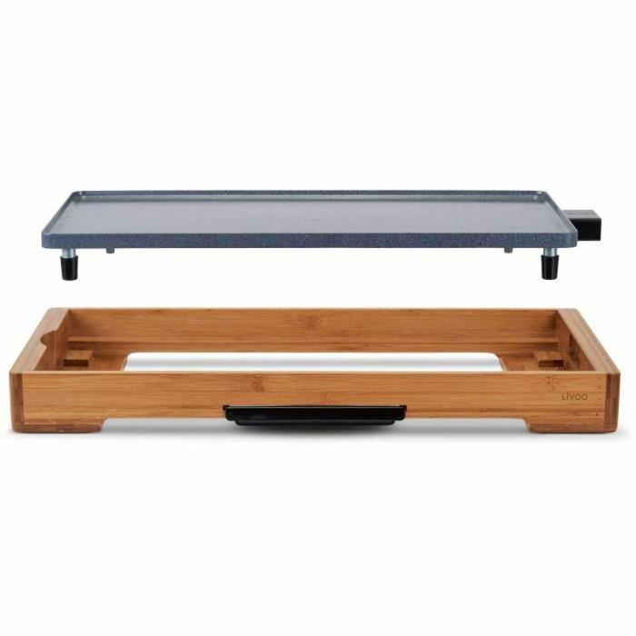 Livoo DOC322 Plancha - 2200W - Placa de aluminio fundido extraíble - Termostato regulable 2