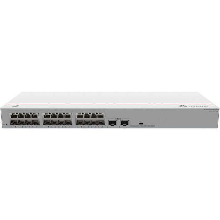 HUAWEI eKit S110 Switch No Gestionado 24 Puertos Gigabit Ethernet 10/100/1000BASE-T, 2 Puertos GE SFP, Alimentación AC 2 HUAWEI eKit S110 Switch No Gestionado 24 Puertos Gigabit Ethernet 10/100/1000BASE-T, 2 Puertos GE SFP, Alimentación AC 2