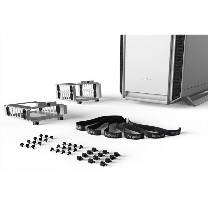 Be Quiet Silent Base 802 Blanco - Caja PC Intercambiable para Flujo de Aire o Silencio con 3 Ventiladores Pure Wings 2 7