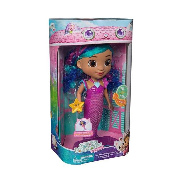 Muñeca sirena interactiva la casa de muñecas de gabby la pelicula con luces y sonidos. 2 Muñeca sirena interactiva la casa de muñecas de gabby la pelicula con luces y sonidos. 2