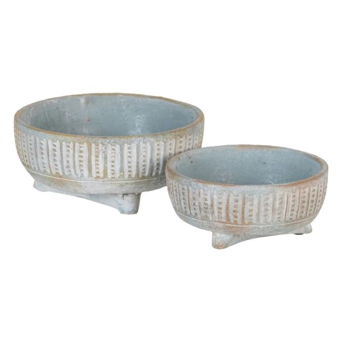 Macetero Cemento Decoración 16,50 X 16,50 X 7,50 cm