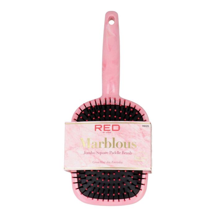 Red Kiss Marblous Jumbo Paddle Brush - Masaje alisador desenredante y potenciador del brillo