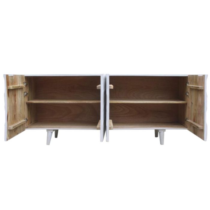 Buffet Moderno DKD Home Decor Blanco 40 x 75 x 177 cm 4