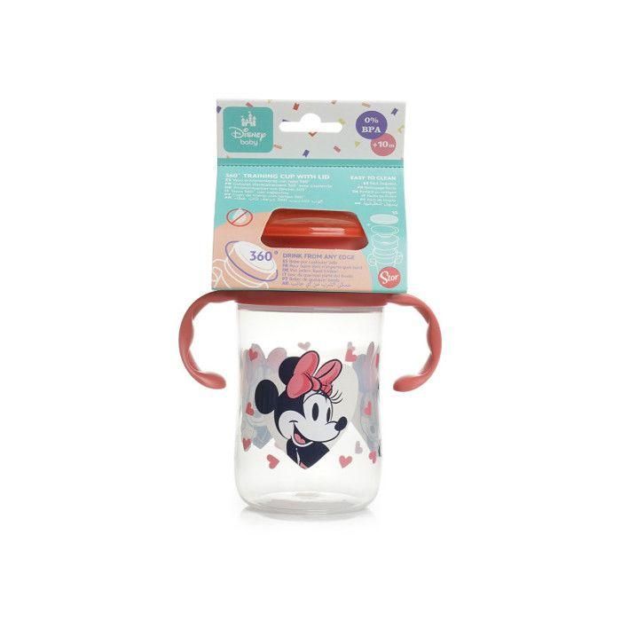 TAZA DE APRENDIZAJE 360 GRADOS - Taza de entrenamiento 360 con tapa MINNIE 4 TAZA DE APRENDIZAJE 360 GRADOS - Taza de entrenamiento 360 con tapa MINNIE 4